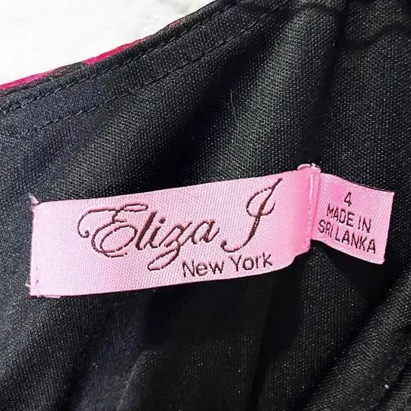 Eliza J Floral Chiffon Sleeveless Pleated Maxi Dress 4 Sheath - Picture 10 of 10